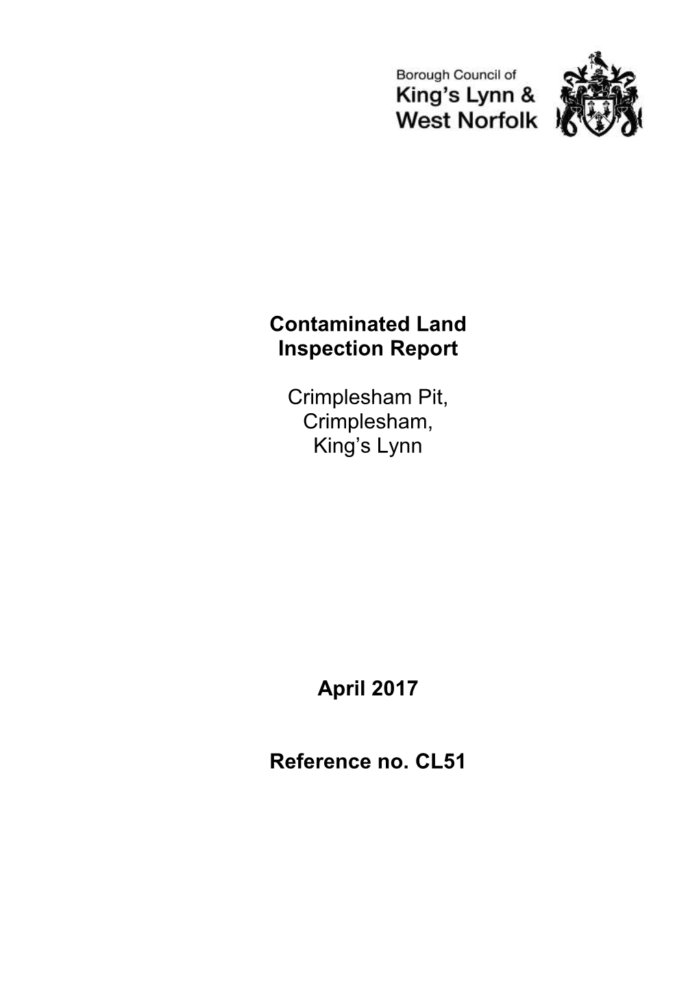 Download Crimplesham Pit Inspection Report