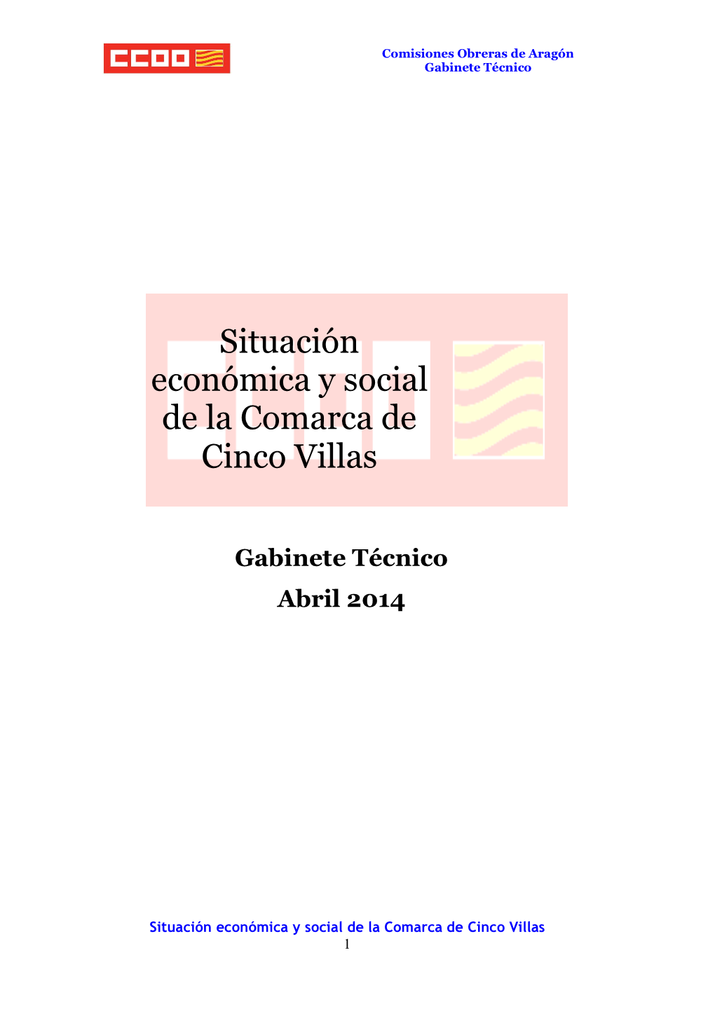 Situación Económica Y Social De La Comarca De Cinco Villas 1