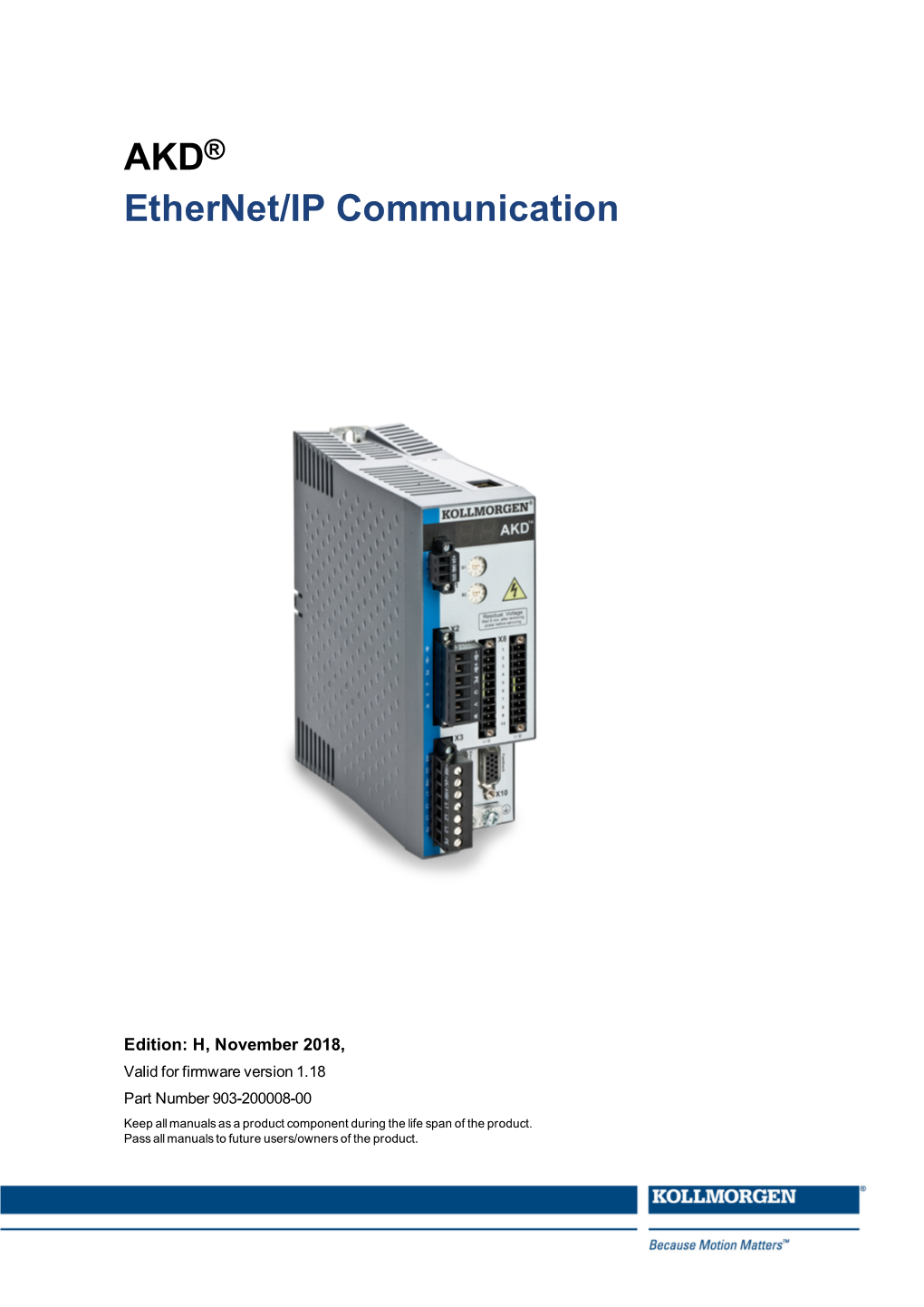 AKD Ethernetip Communications Manual EN