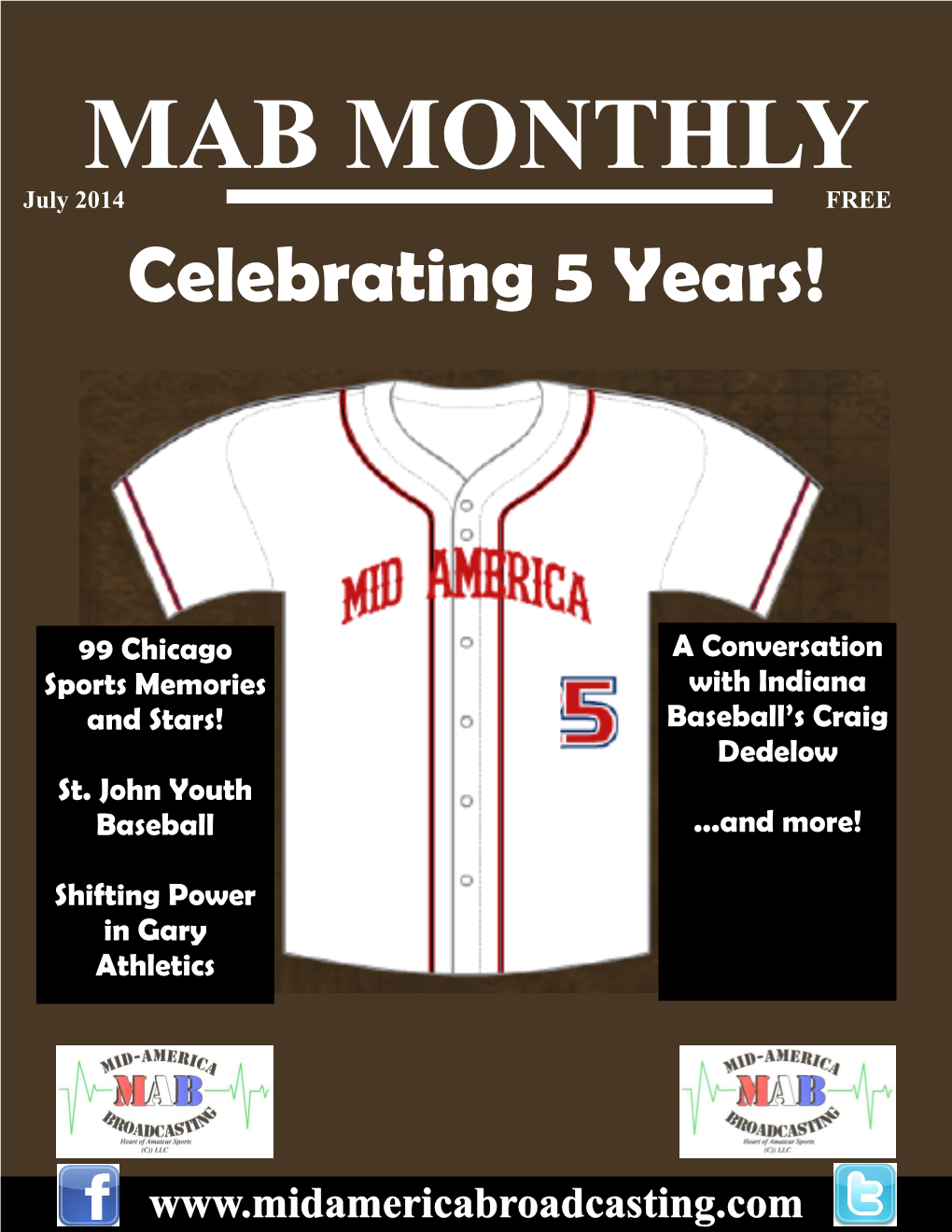 MAB MONTHLY July 2014 FREE Celebrating 5 Years!