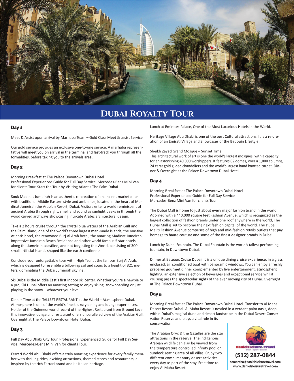 Dubai Royalty Tour