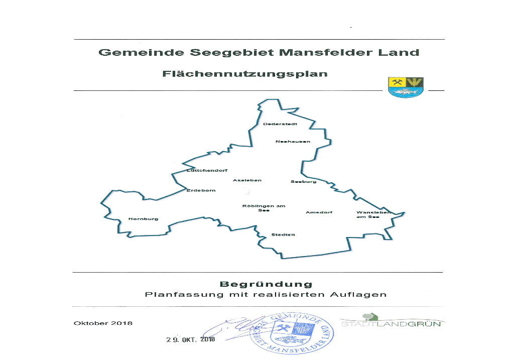 0 Bedeutung Und Aufgabe Des Flächennutzungsplans