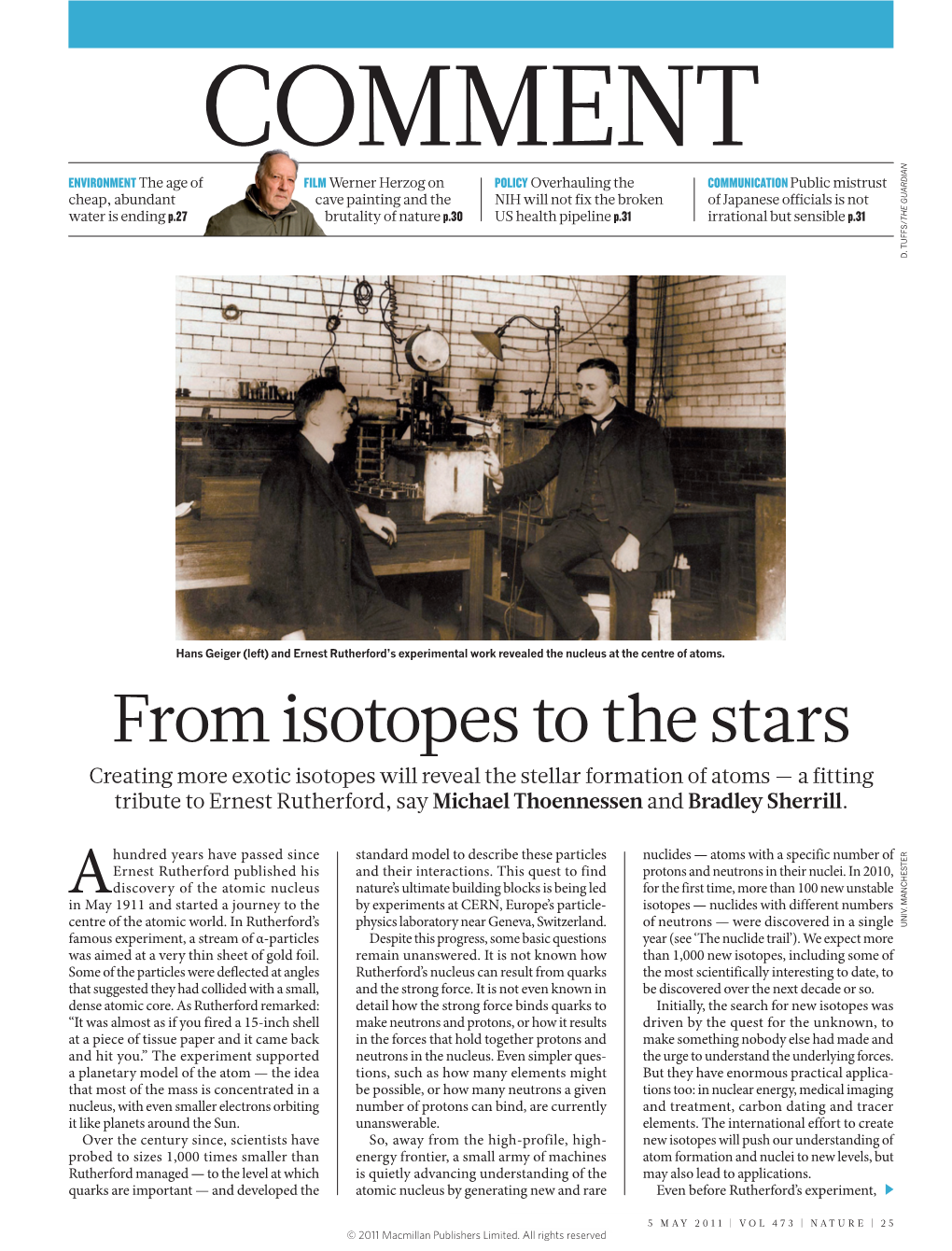 From Isotopes to the Stars