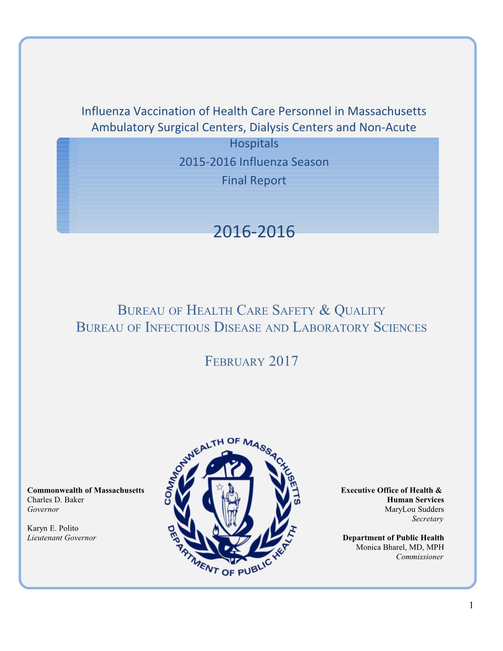 Non Acute Care Healthcare Workers Influenza Vaccination Summary 2011-2012