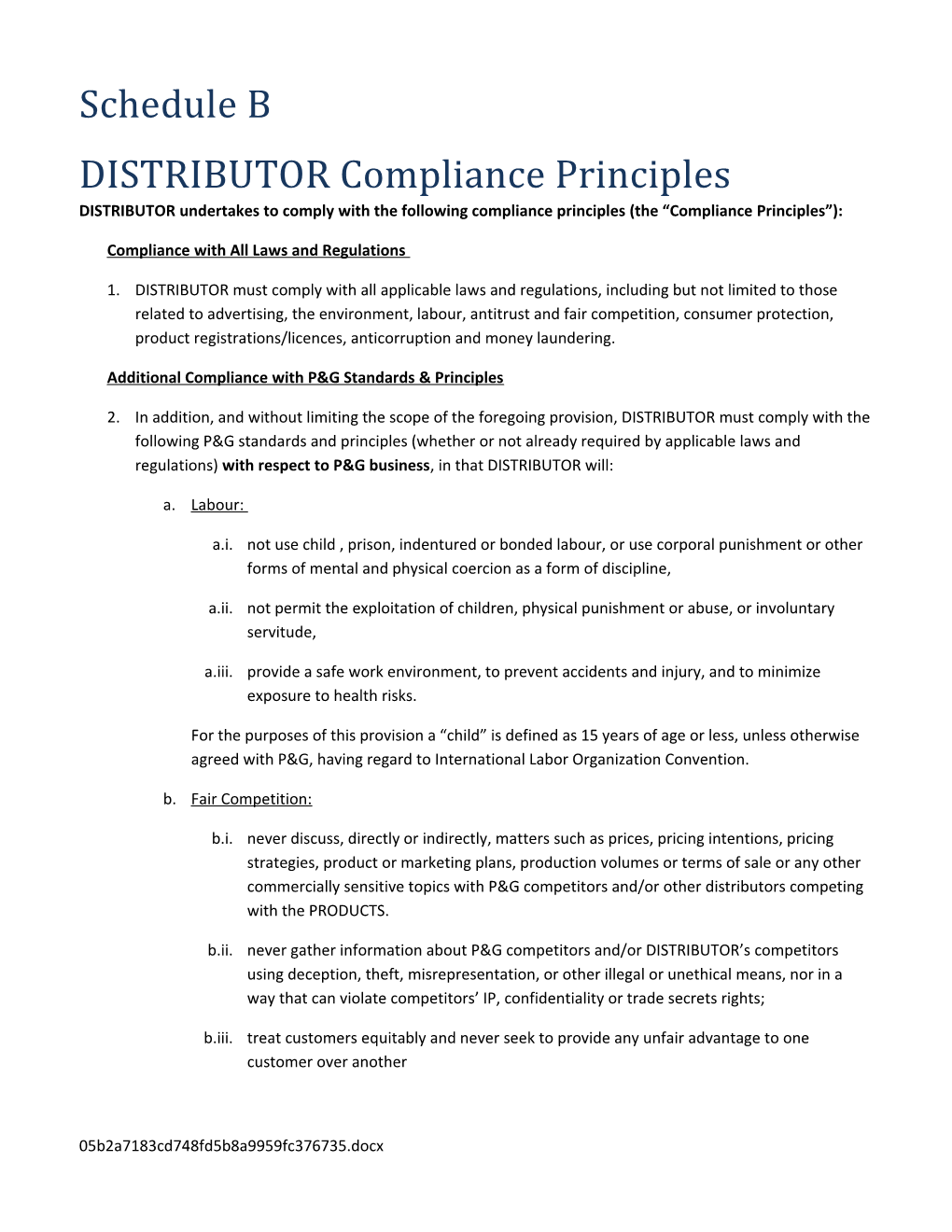 Compliance with All Laws and Regulations