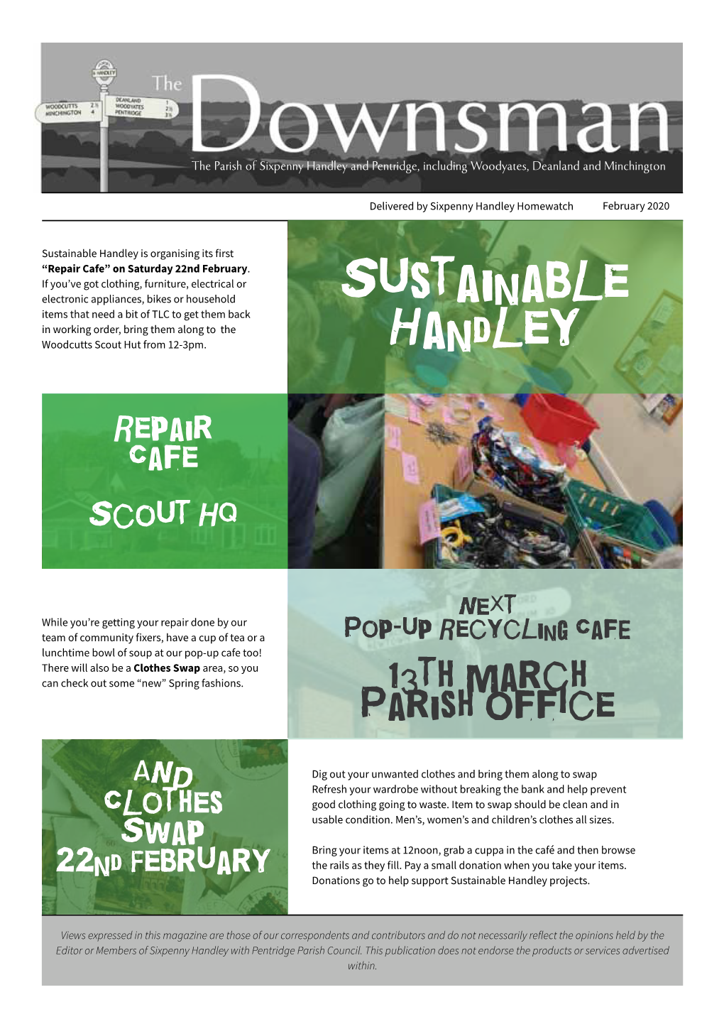 Sustainable Handley Is Organising Its First “Repair Cafe” on Saturday 22Nd February