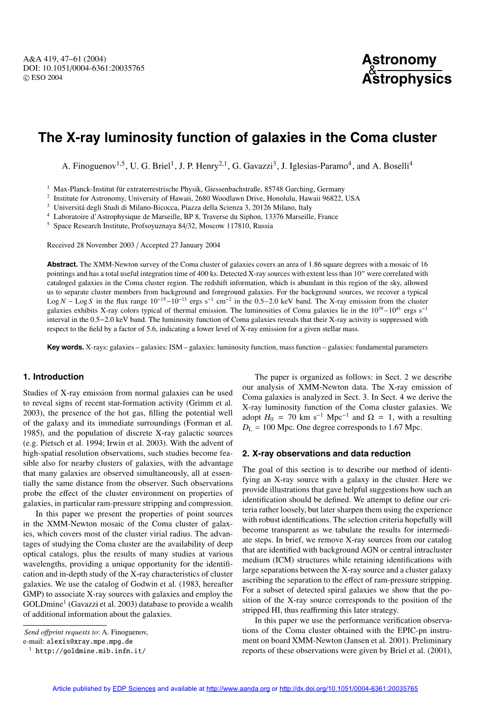 The X-Ray Luminosity Function of Galaxies in the Coma Cluster