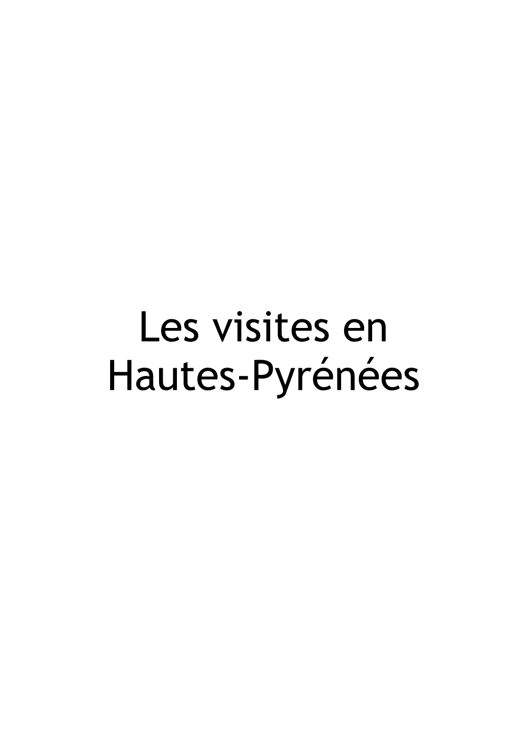 Les Visites En Hautes-Pyrénées.Pdf