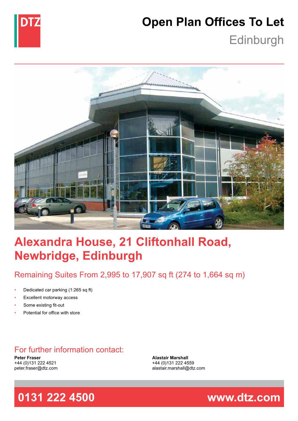 Alexandra House, 21 Cliftonhall Road, Newbridge, Edinburgh Open