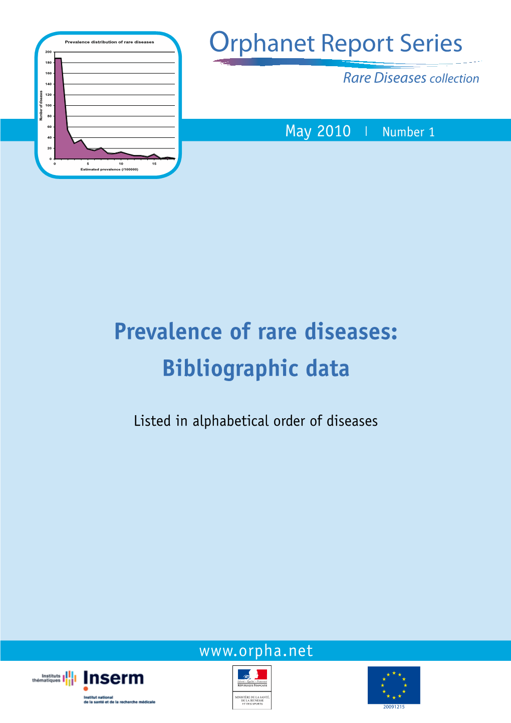 Orphanet Report Series 180 160 Collection 140 Rare Diseases