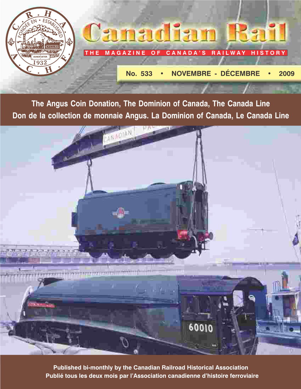 CANADIAN RAIL Postal Permit No