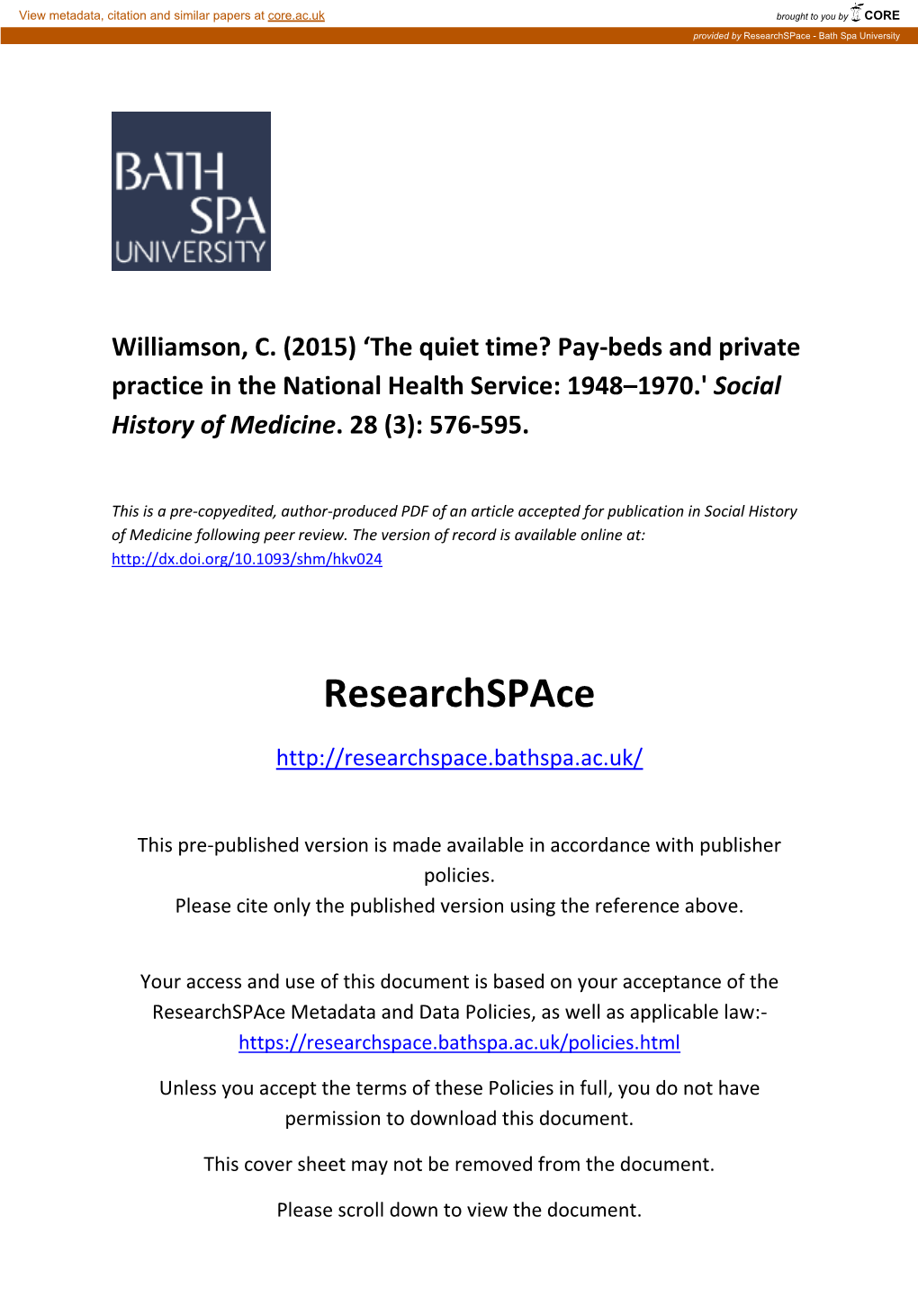 Researchspace.Bathspa.Ac.Uk