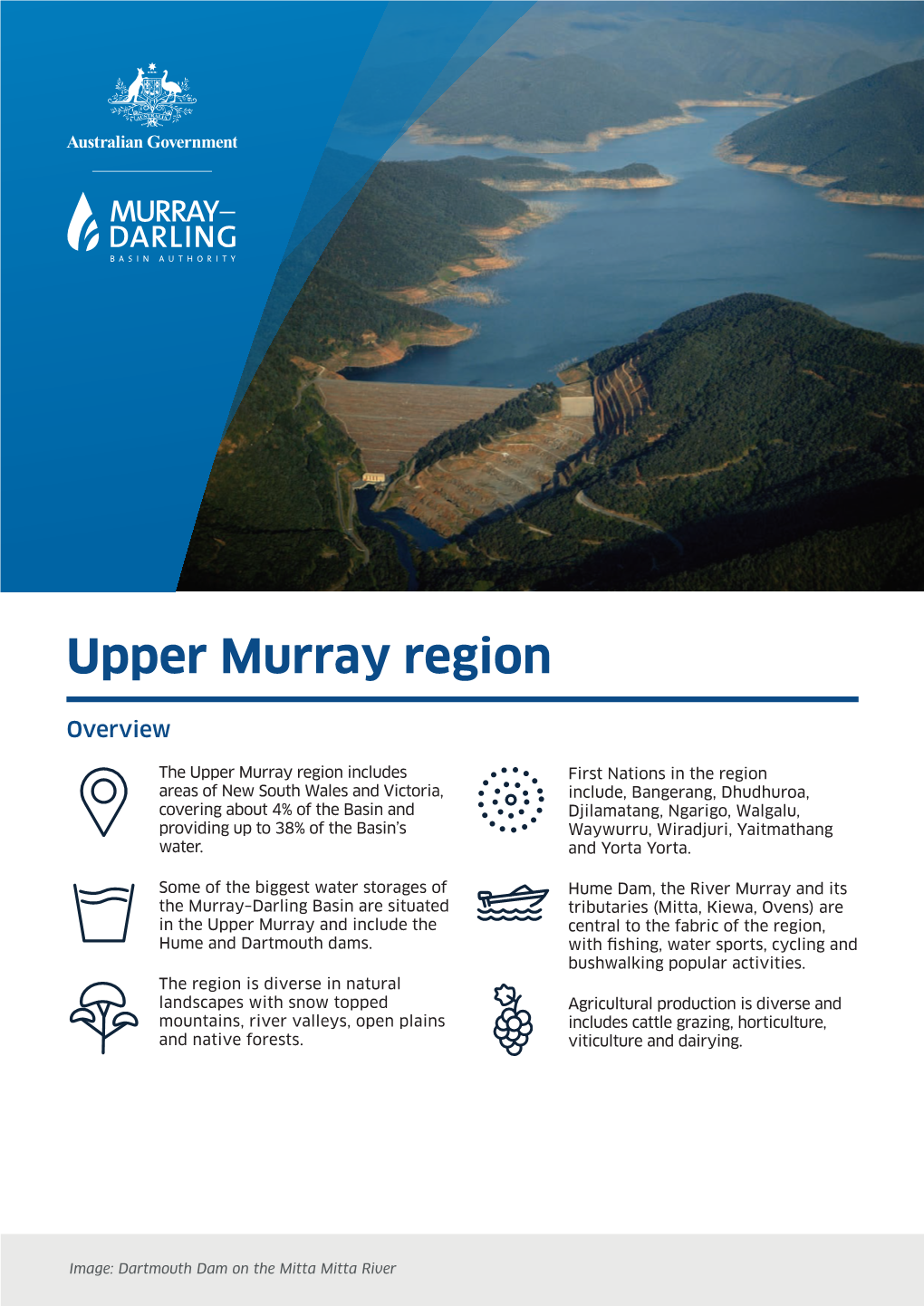 Upper Murray Regional Fact Sheet