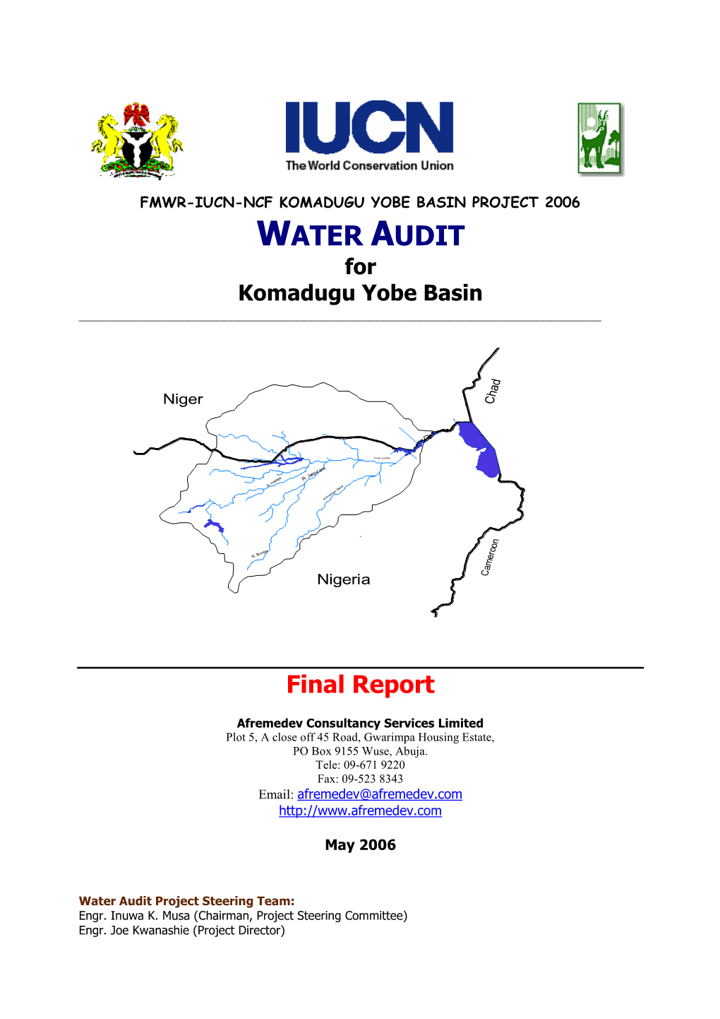 WATER AUDIT for Komadugu Yobe Basin ______