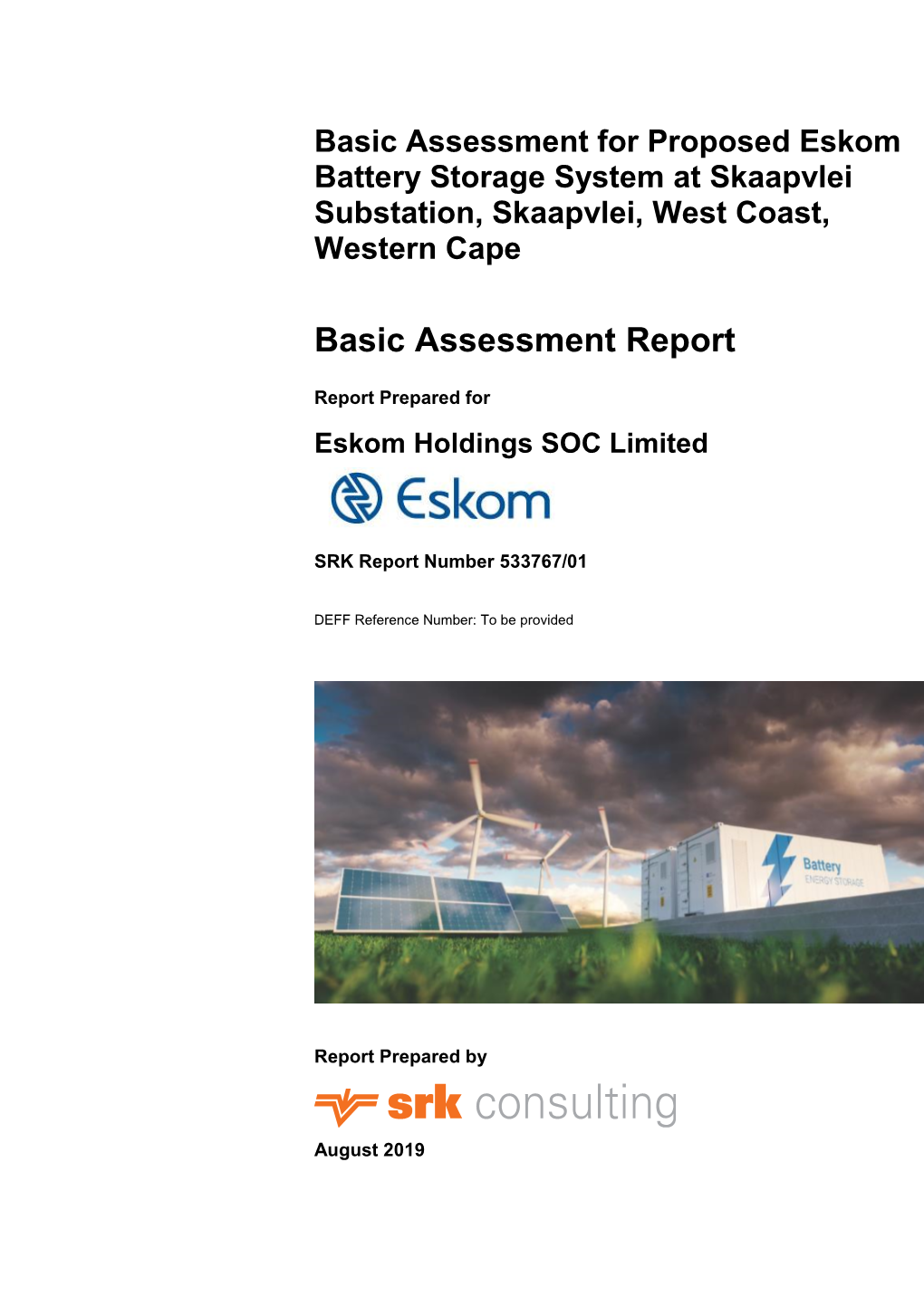 Basic Assessment Report