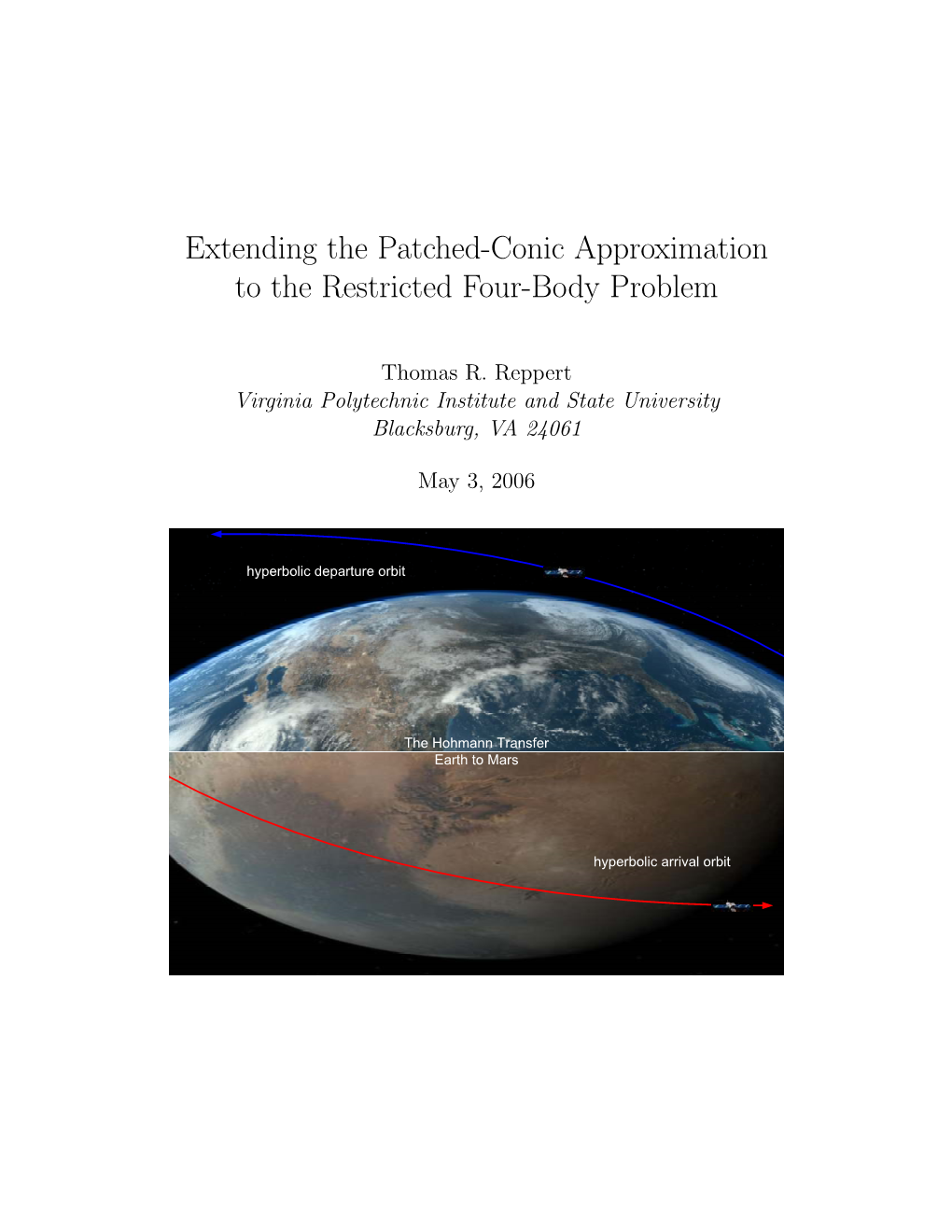 Extending the Patched-Conic Approximation to the Restricted Four-Body Problem