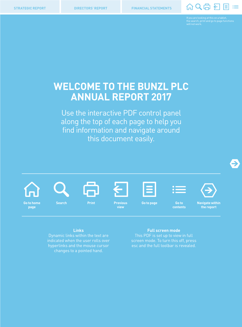 Welcome to the Bunzl Plc Annual Report 2017