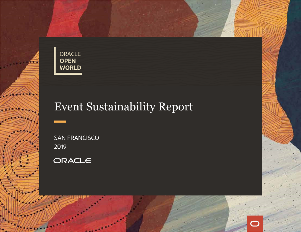 2019 Sustainability Report