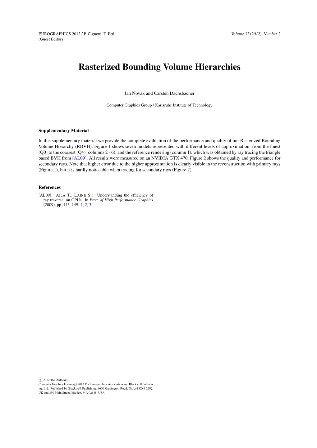 Rasterized Bounding Volume Hierarchies