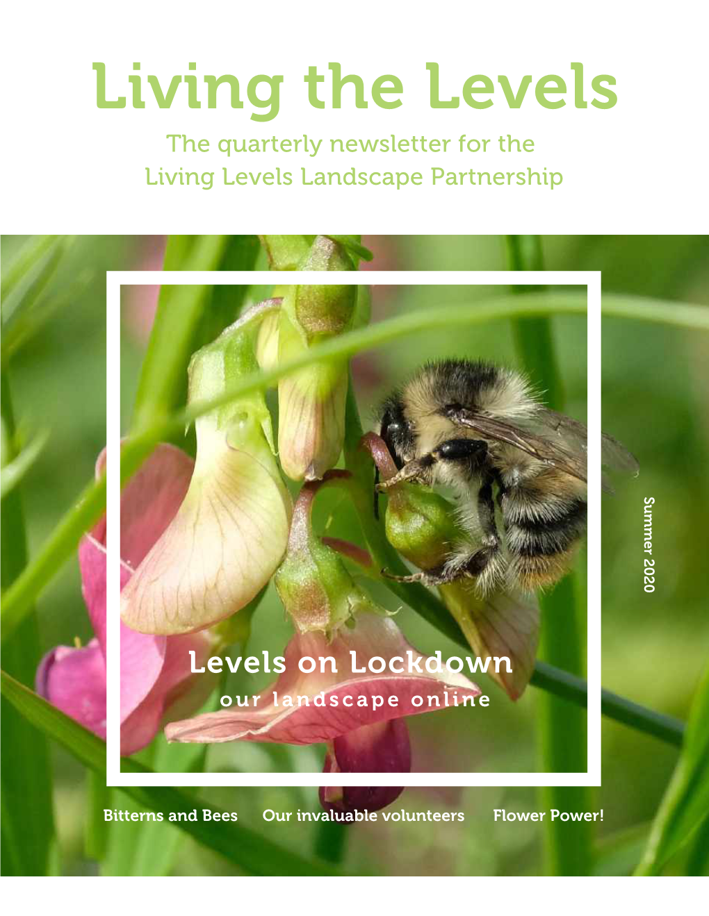 Living the Levels the Quarterly Newsletter for the Living Levels Landscape Partnership S U M M E R