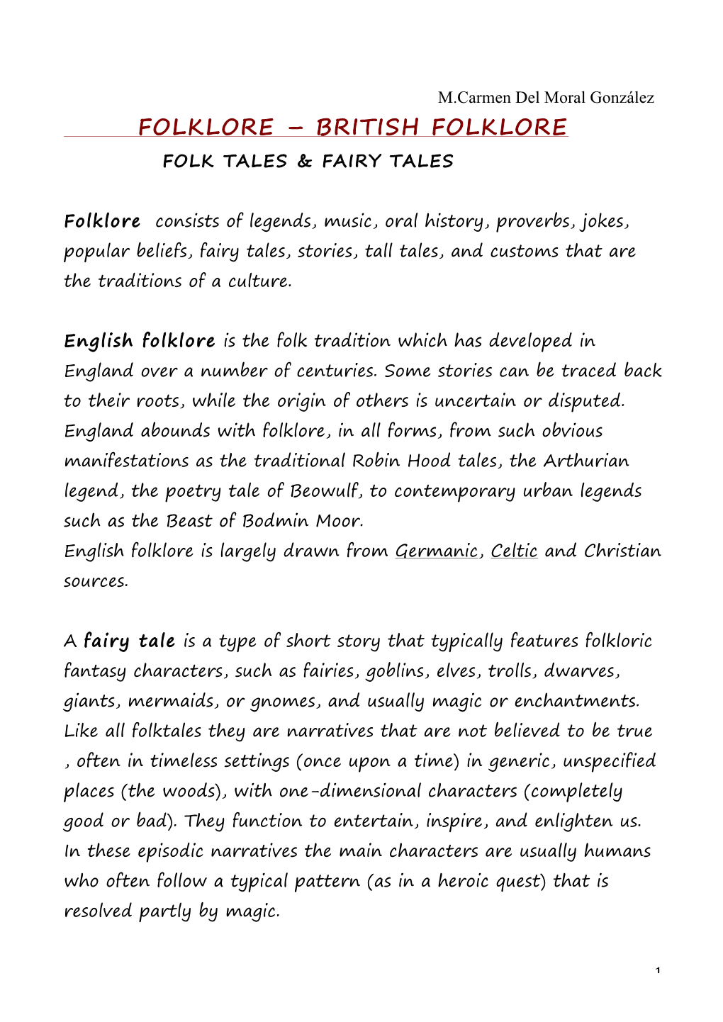 Folklore – British Folklore Folk Tales & Fairy Tales