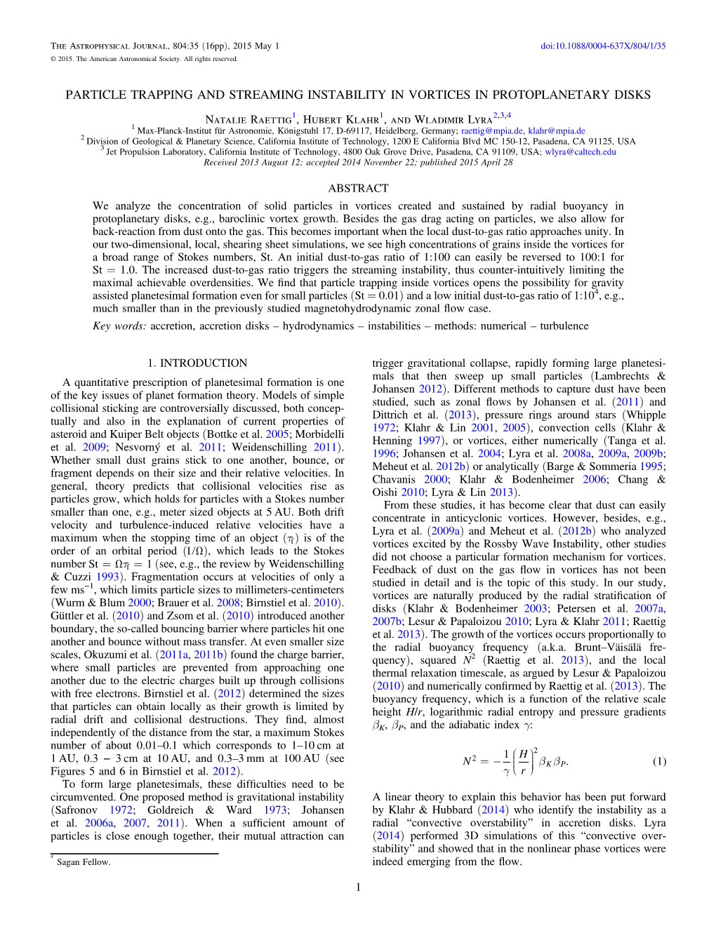 Particle Trapping and Streaming Instability in Vortices in Protoplanetary Disks