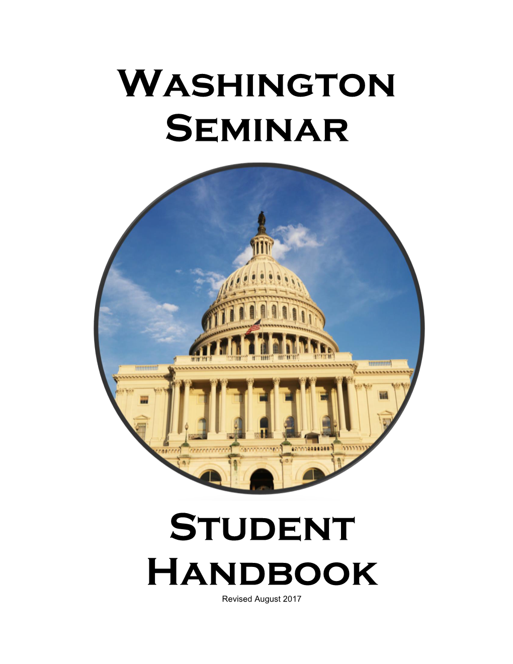 Washington Seminar Student Handbook