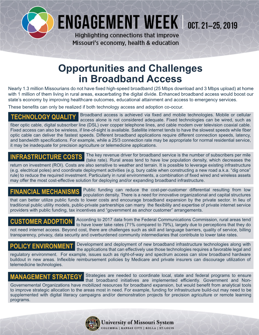 Opportunities and Challenges in Broadband Access