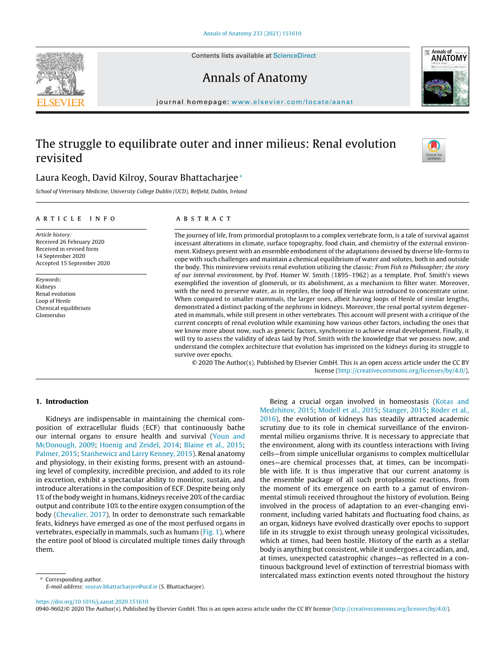 Renal Evolution Revisited