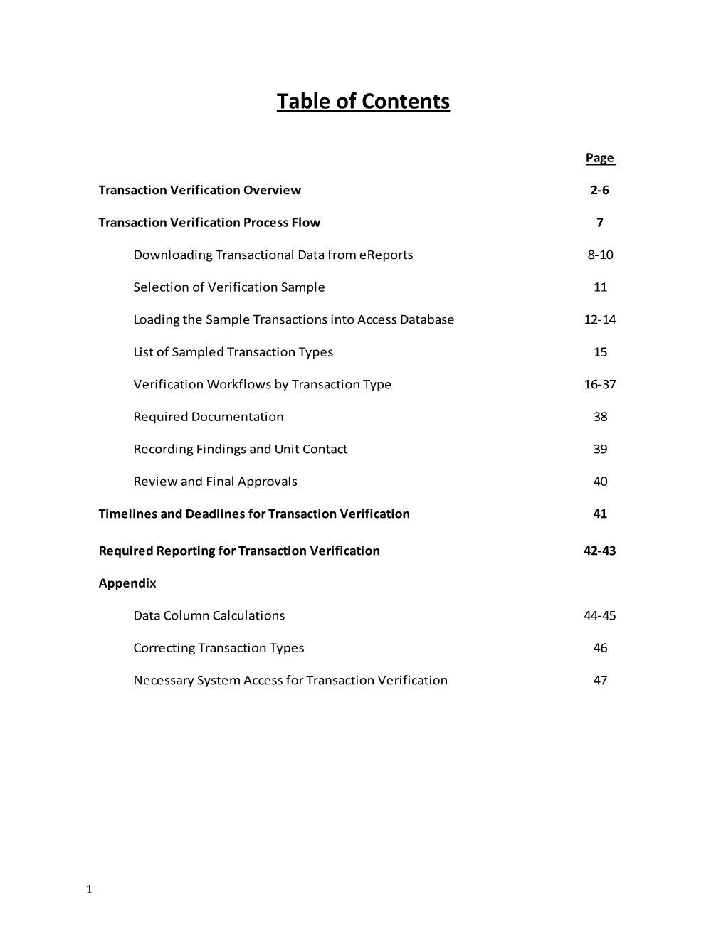 Transaction Verification and Reconciliation Process