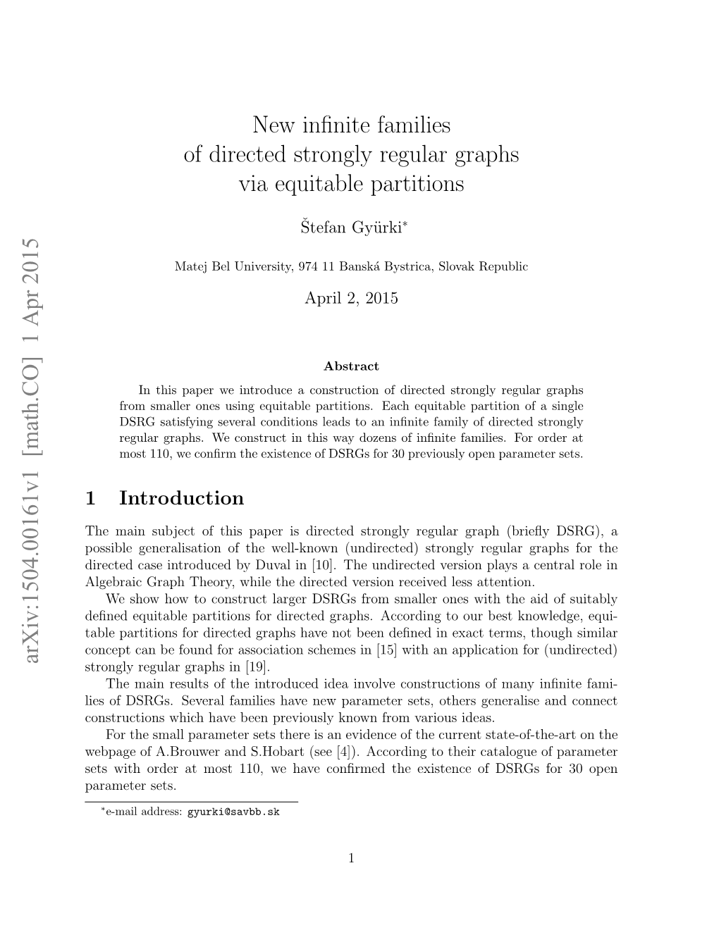 New Infinite Families of Directed Strongly Regular Graphs Via