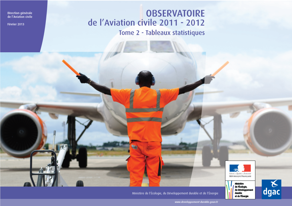 Observatoire Annuel De L'aviation Civile 2011