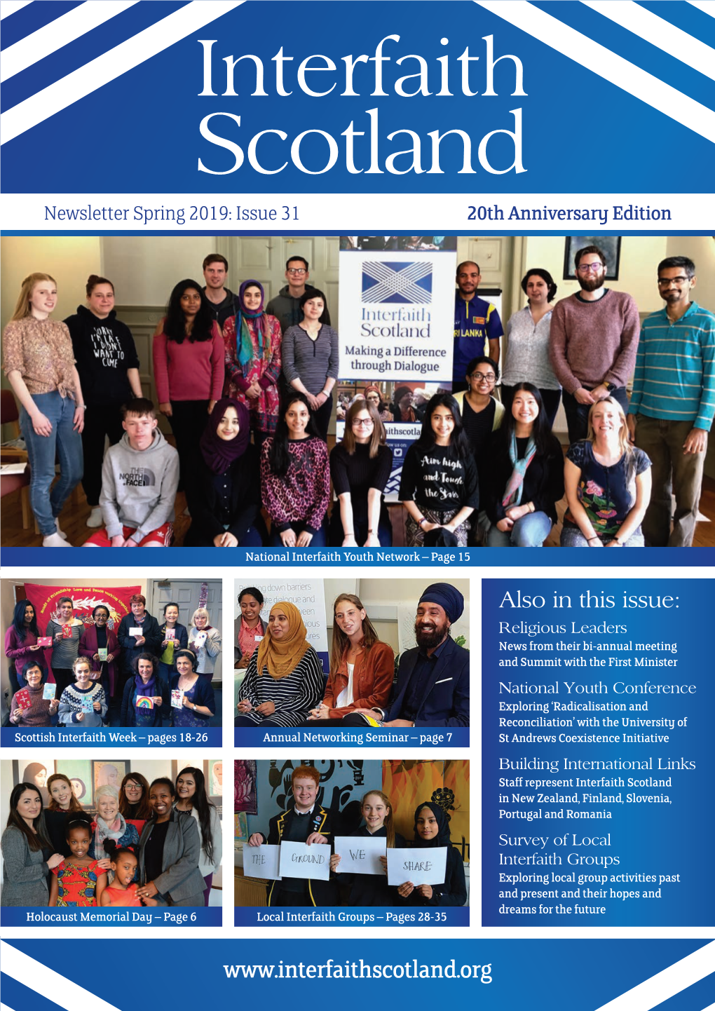 Newsletter Spring 2019: Issue 31 20Th Anniversary Edition
