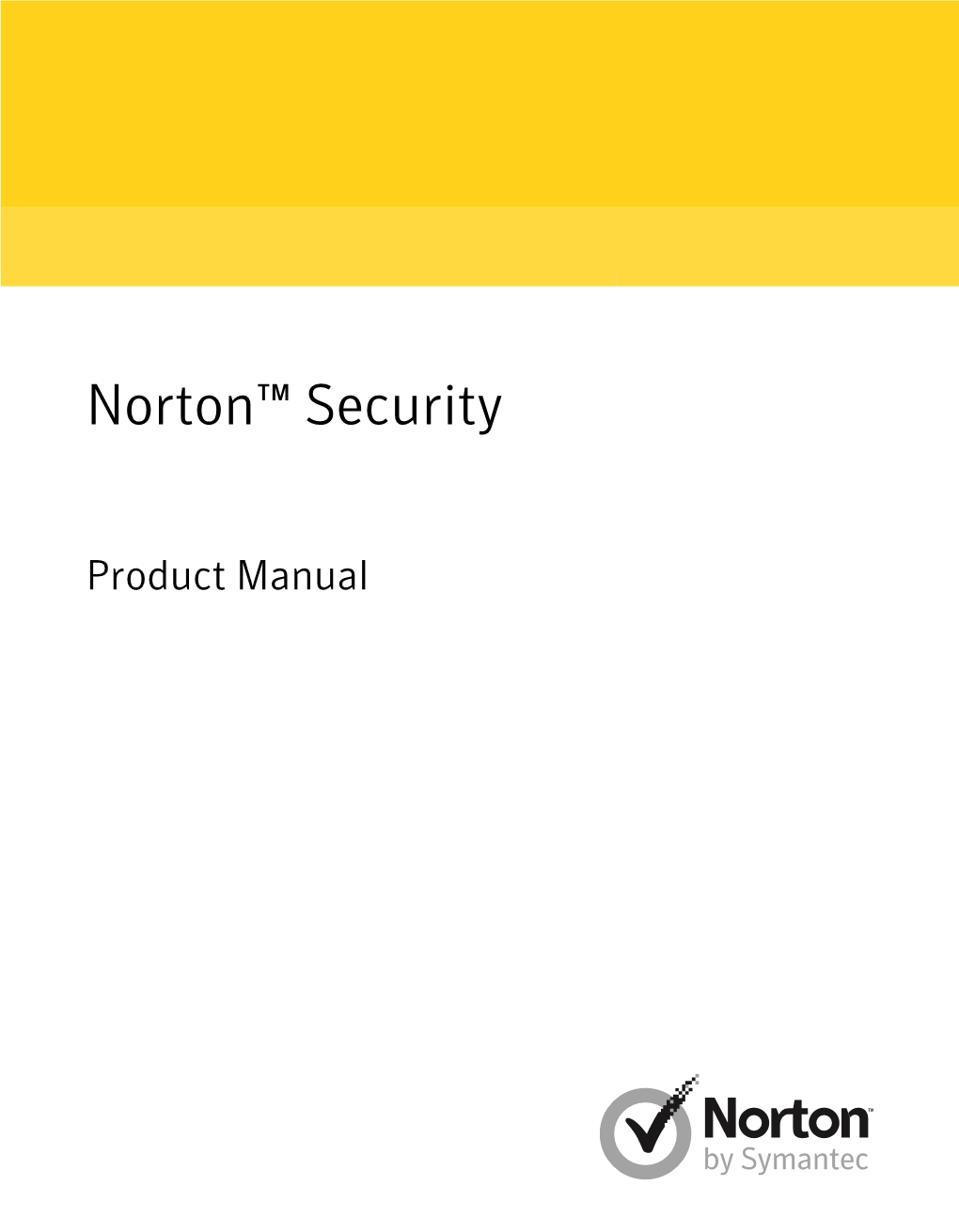 Norton™ Security: Product Manual