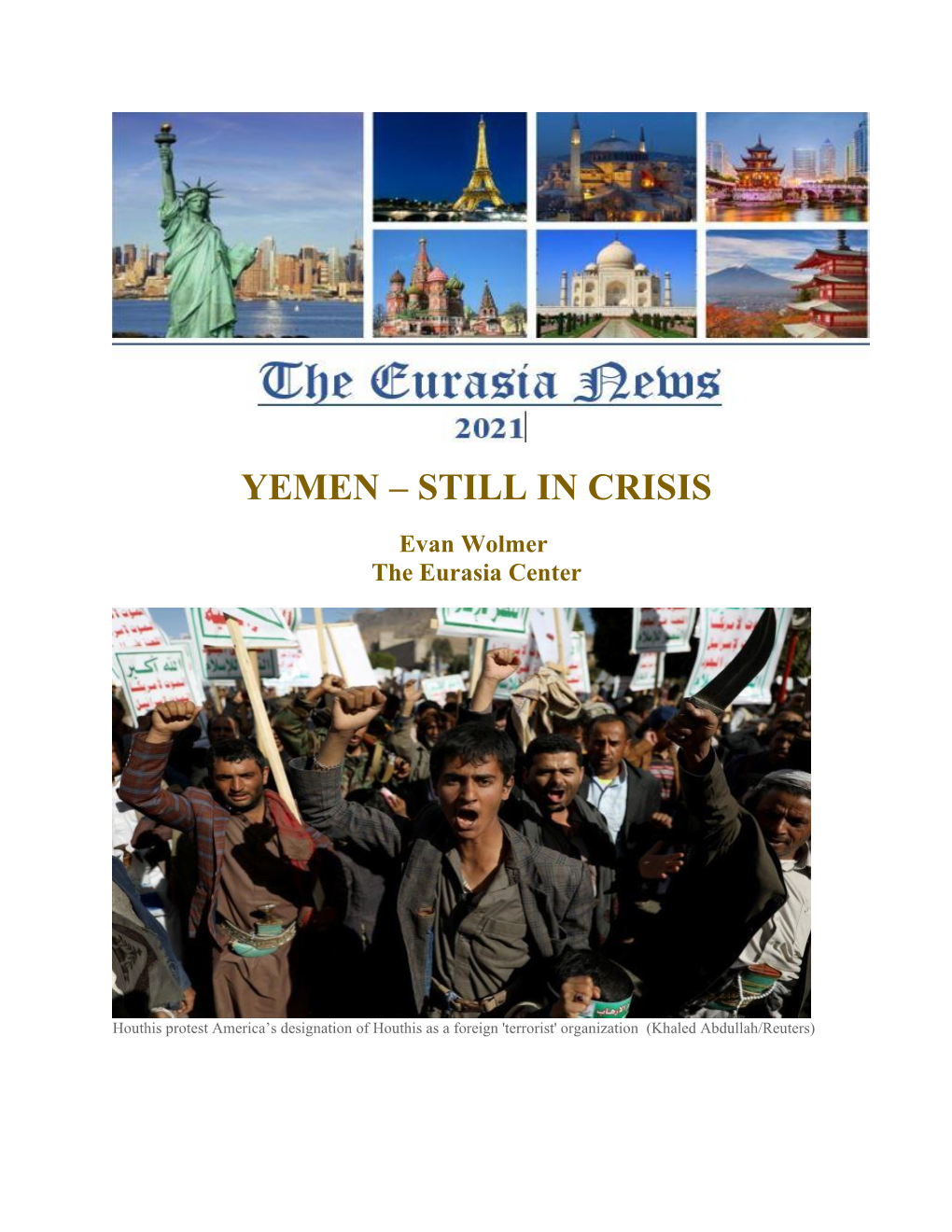 Yemen – Still in Crisis