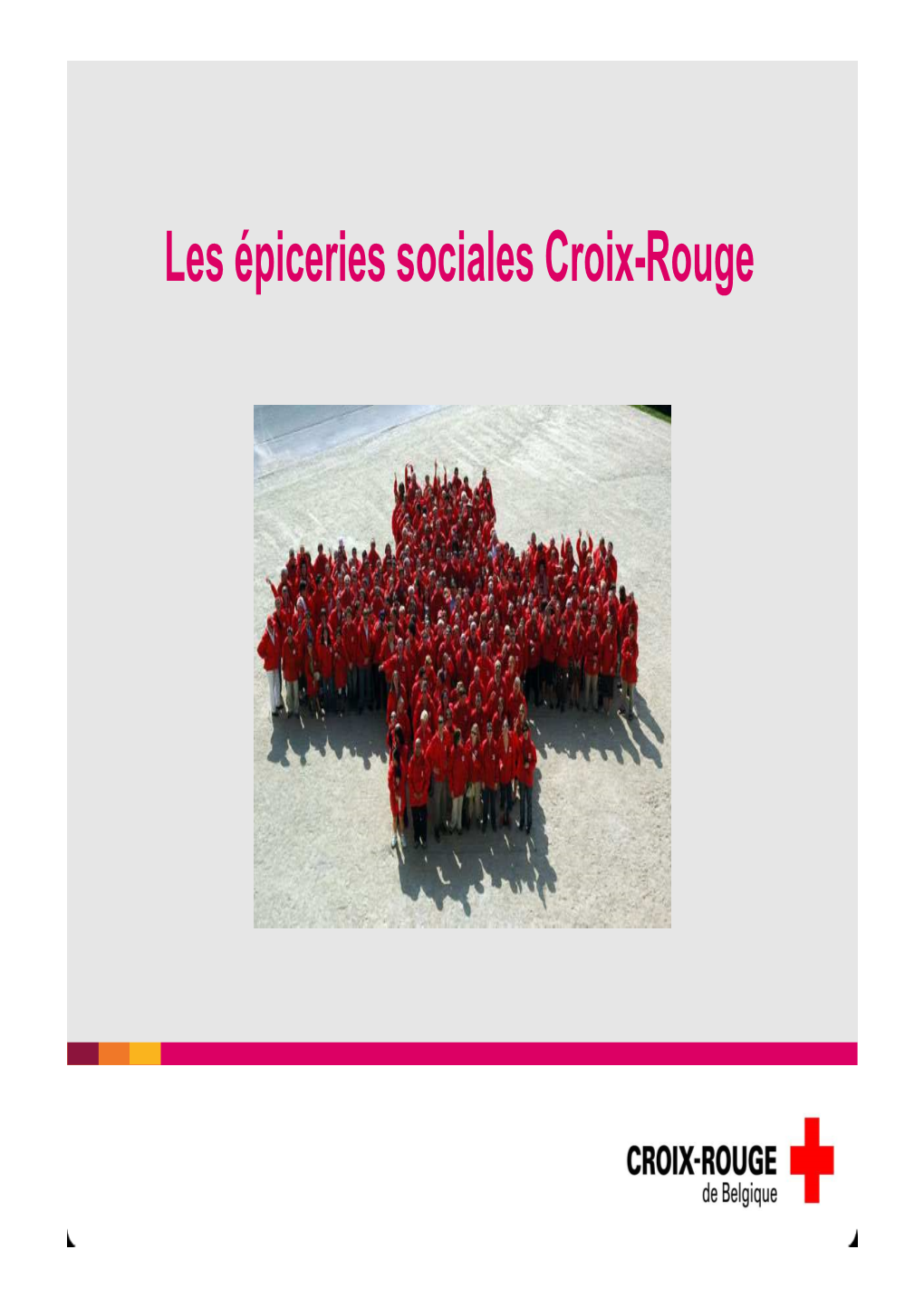 Présentation Épiceries Sociales