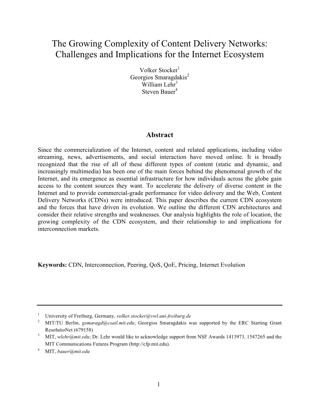 The Growing Complexity of Content Delivery Networks: Challenges and Implications for the Internet Ecosystem