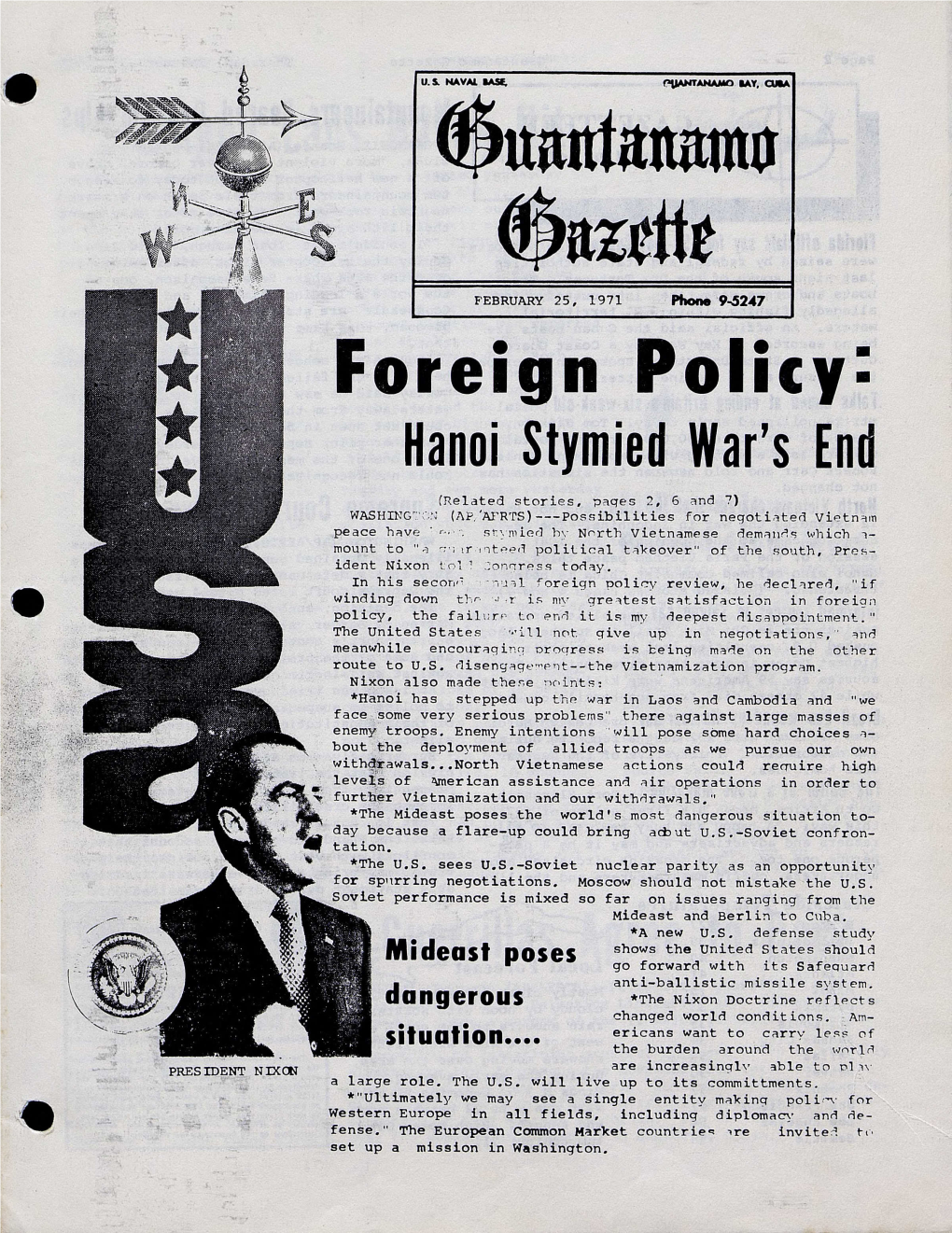 Foreign Policy: Hanoi Stymied War's End