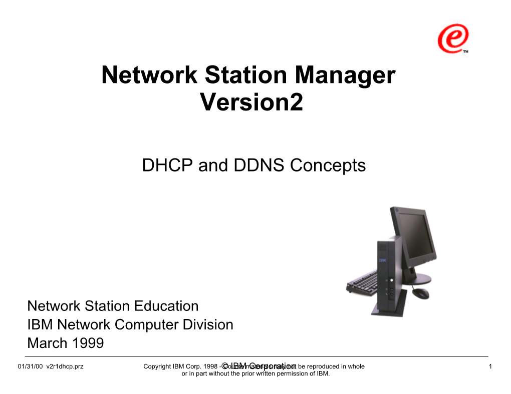 DHCP and DDNS Concepts