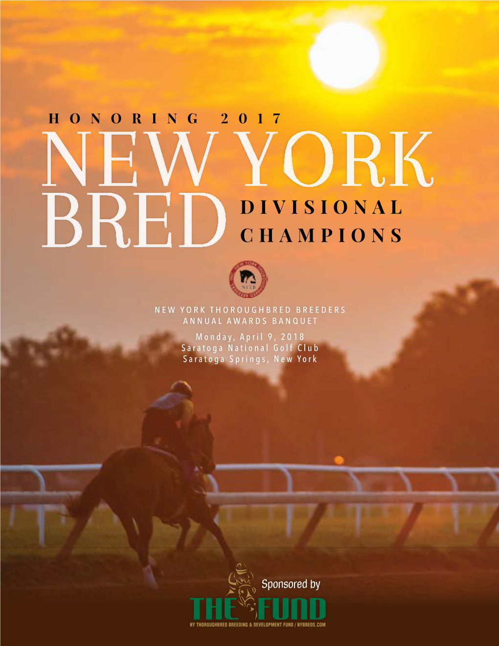Divisional Champions, Followed by the Announcement of the 2017 New York-Bred Horse of the Year
