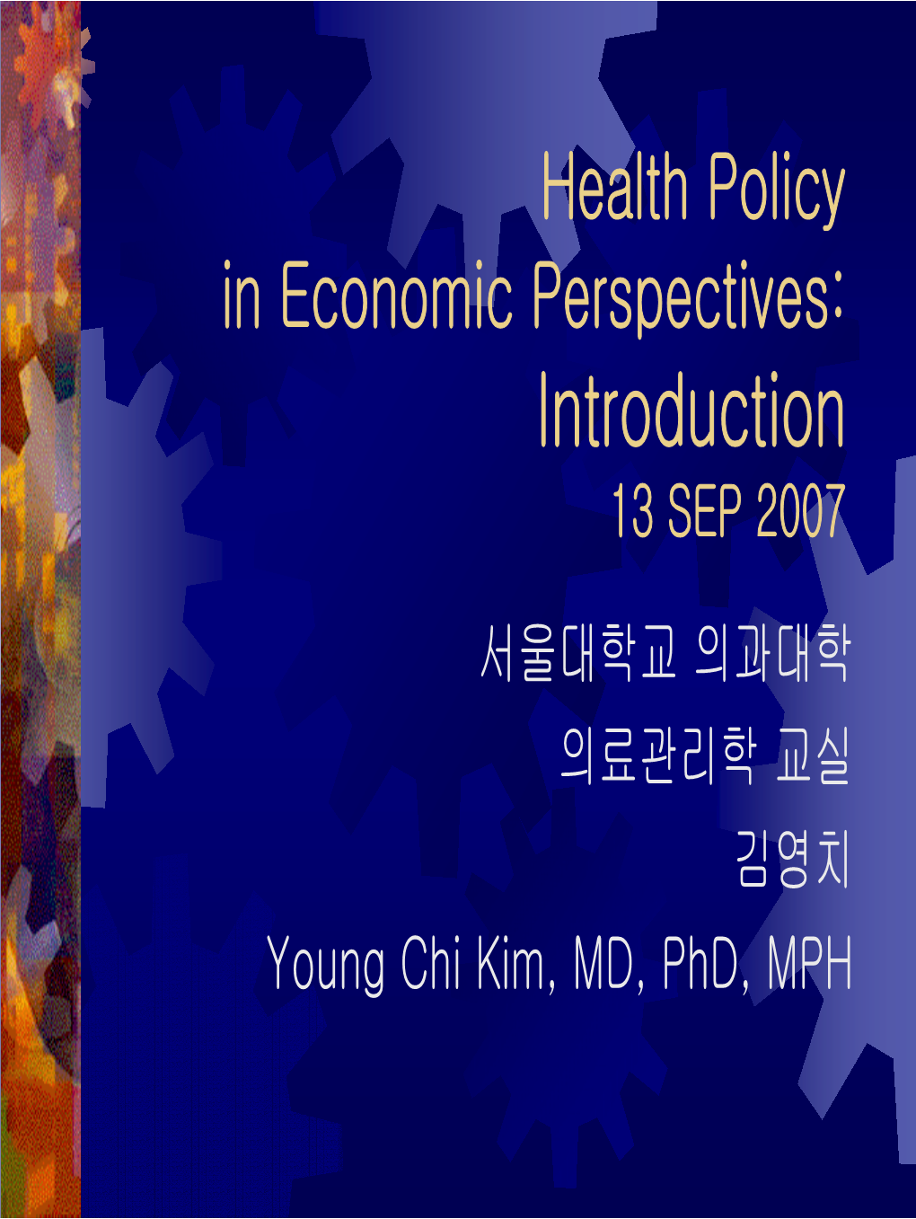 Health Policy in Economic Perspectives-Introduction.Pdf