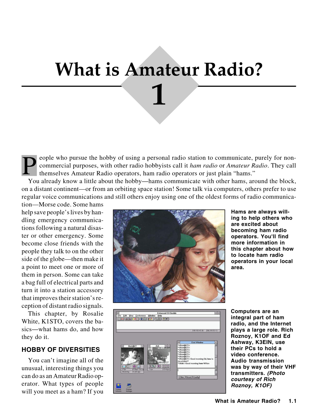 What Is Amateur Radio? 1