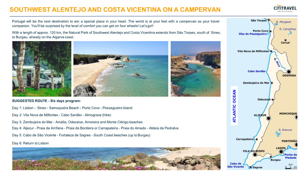 Southwest Alentejo and Costa Vicentina on a Campervan