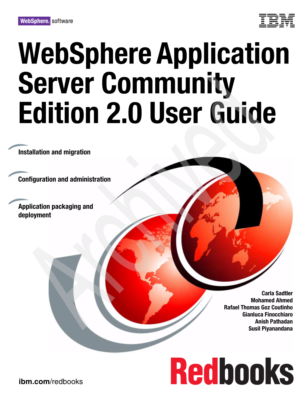 Websphere Application Server Community Edition 2.0 User Guide