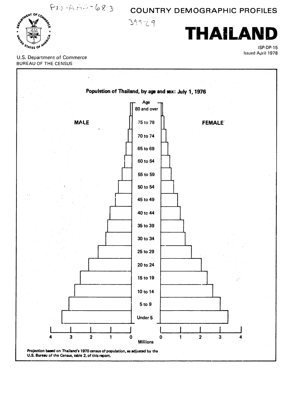 THAILAND ?,Ts Ol ISP-DP-1 5 Issued April 1978 U.S