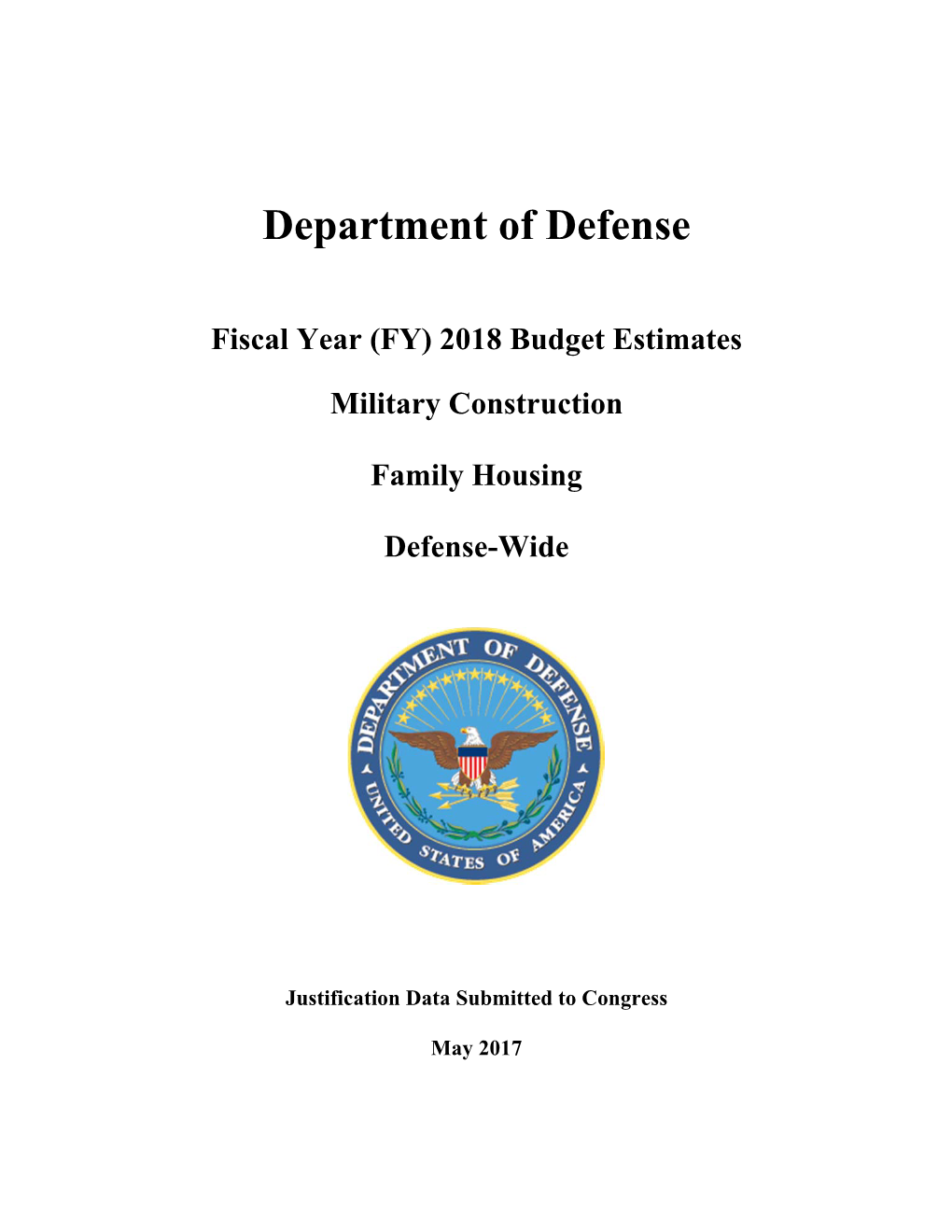 Department of Defense Fiscal Year