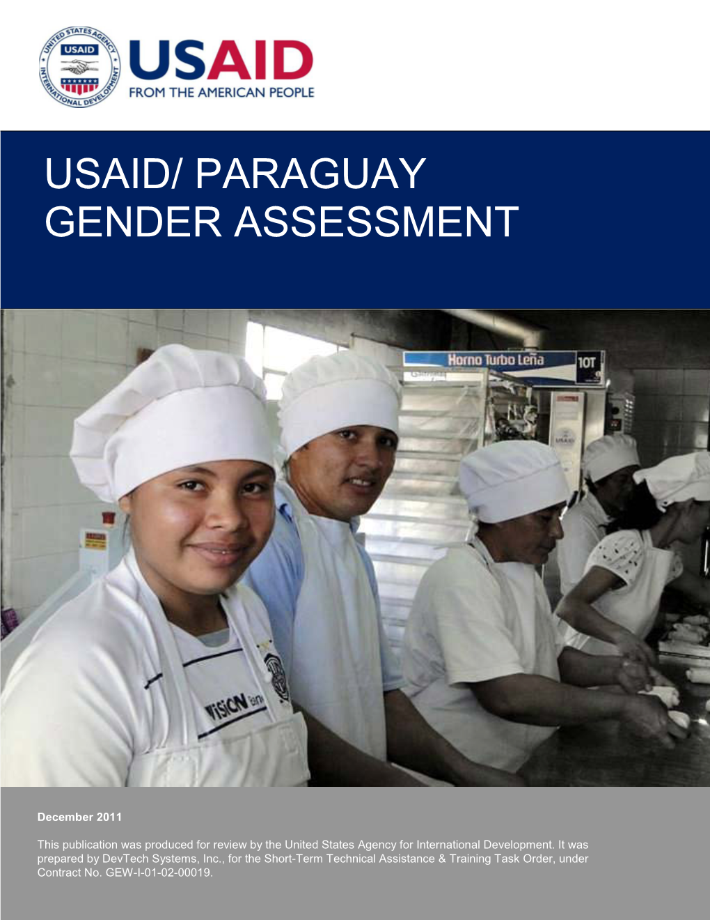 Paraguay Gender Assessment 2011