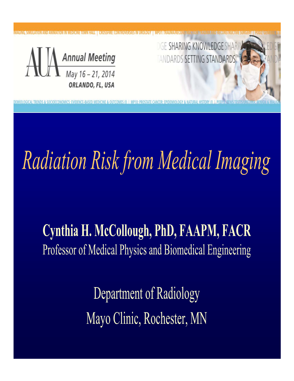 Radiation Risk from Medical Imaging