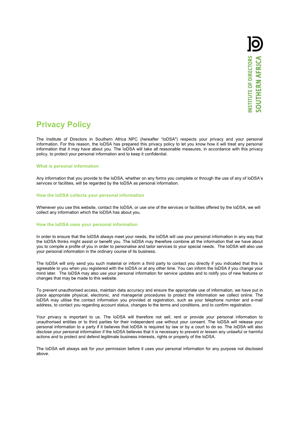 Privacy Policy s1