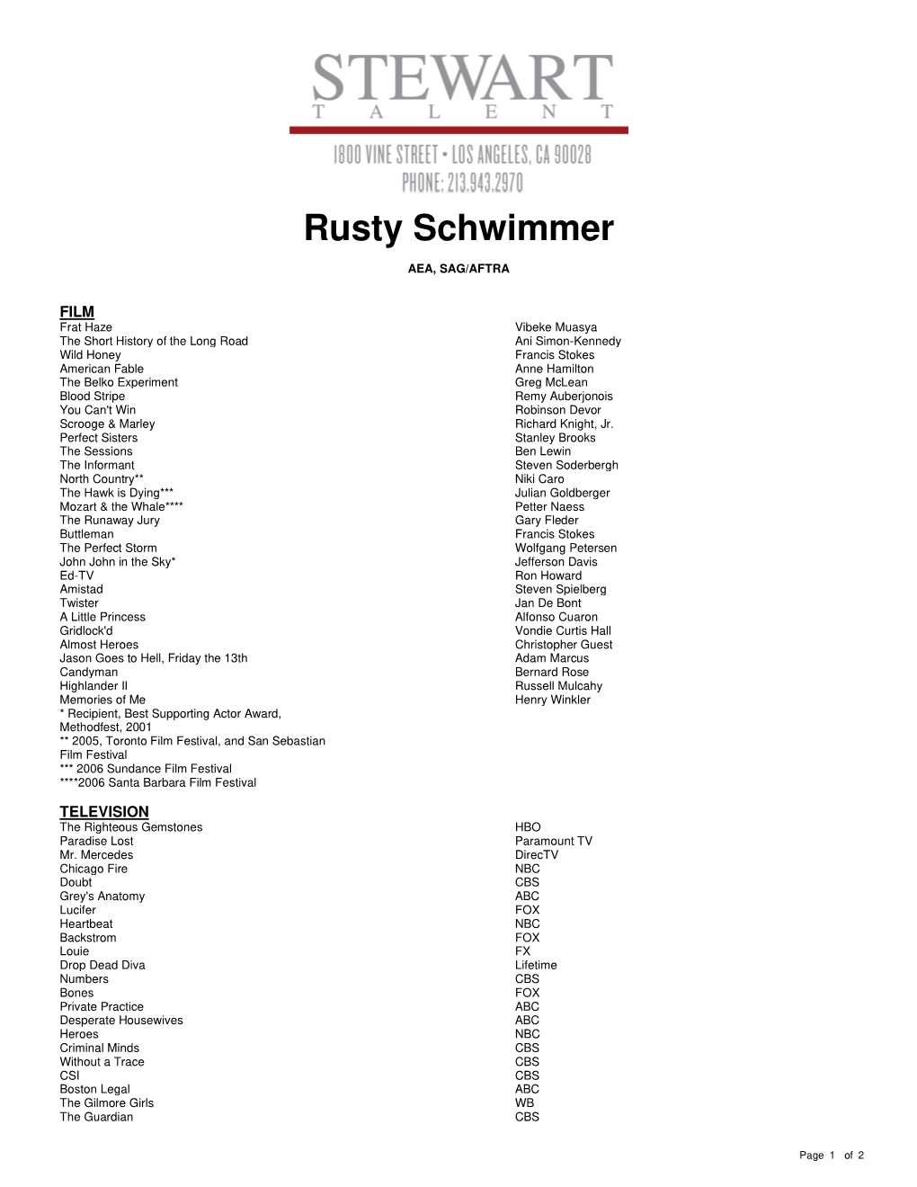 Rusty Schwimmer